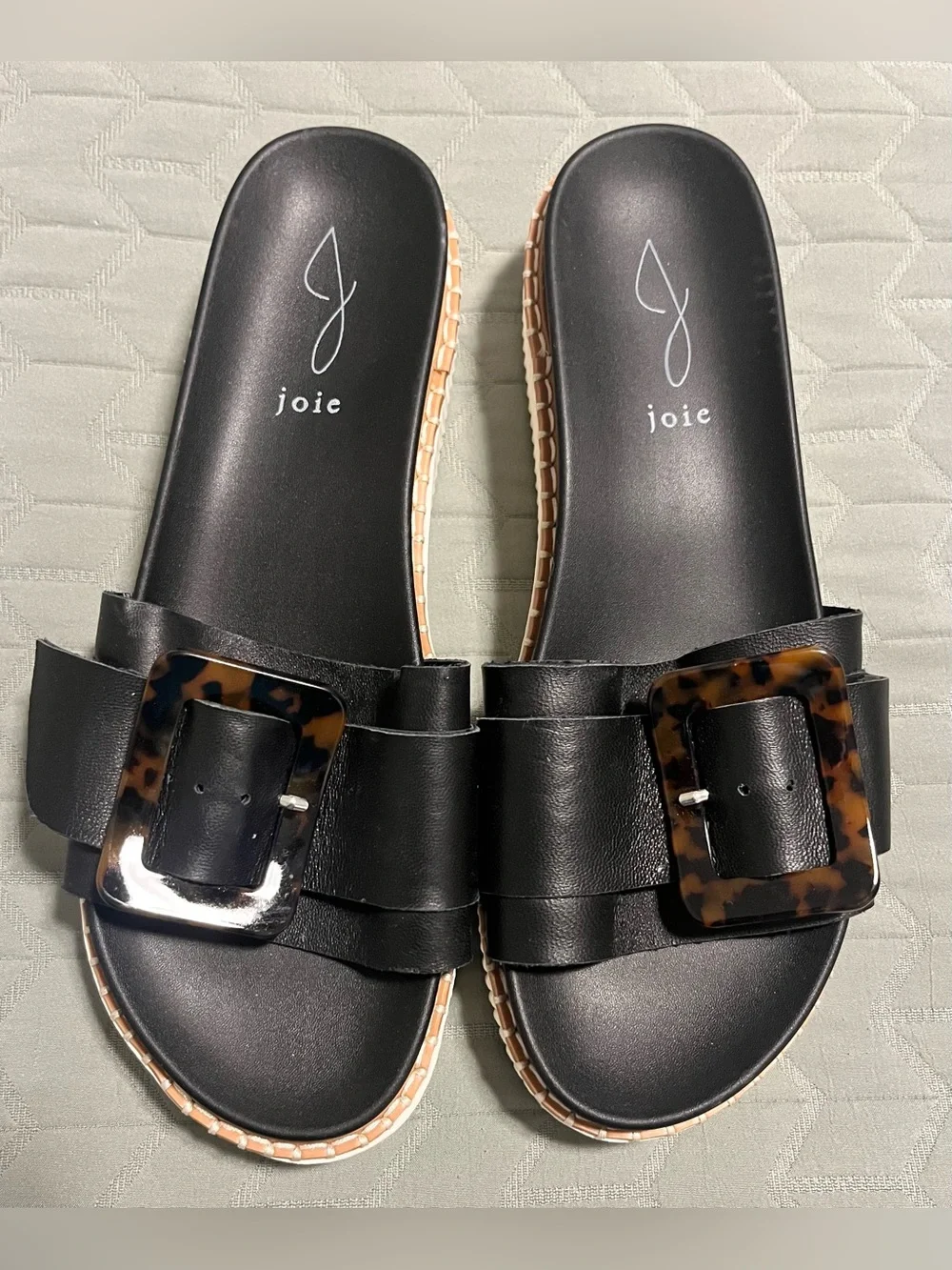 JOIE LYLA WOMENS BUCKLE SLIP ON SANDALS SIZE 9,5